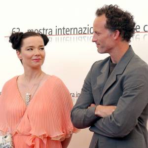 Björk et Matthew Barney à la première de "Drawing Restraint 9" au Festival de Venise, le 2 septembre 2005.