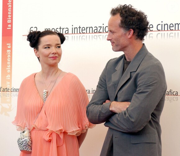 Björk et Matthew Barney à la première de "Drawing Restraint 9" au Festival de Venise, le 2 septembre 2005.