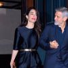 Exclusif - George Clooney est allé fêter son anniversaire (57 ans) avec sa femme Amal Alamuddin Clooney à New York, le 6 mai 2018
