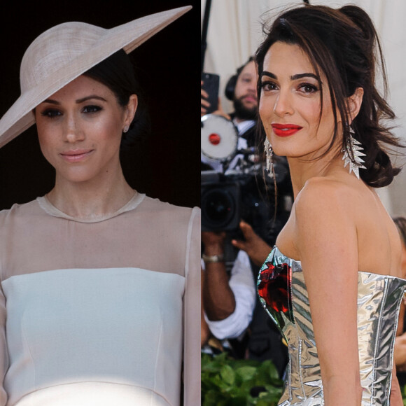 Meghan Markle et Amal Clooney. Mai 2018.