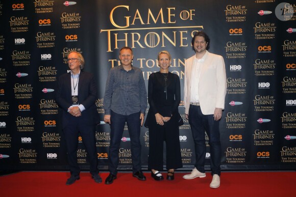 Exclusif - Robin Stapley, Michele Clapton, Jeff Peters - Conférence de presse avec les acteurs de la série "Game of Thrones" à Paris. Le 31 mai 2018 © CVS-Veeren / Bestimage