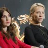 Exclusif - Carice van Houten et Michele Clapton - Conférence de presse avec les acteurs de la série "Game of Thrones" à Paris. Le 31 mai 2018 © CVS-Veeren / Bestimage