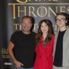 Exclusif - Ian Beattie, Carice van Houten, Isaac Hempstead-Wright - Conférence de presse avec les acteurs de la série "Game of Thrones" à Paris. Le 31 mai 2018 © CVS-Veeren / Bestimage