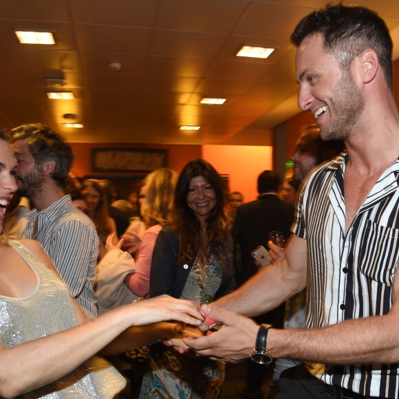 Semi-exclusif - Lorie Pester et Christian Millette - People en backstage du concert de Lorie à l'Olympia à Paris le 31 mai 2018. © Giancarlo Gorassini/Bestimage