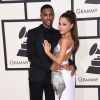 Big Sean et sa petite amie Ariana Grande - 57e édition des Grammy Awards au Staples Center à Los Angeles, le 8 février 2015.