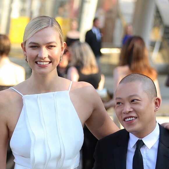 Karlie Kloss et Jason Wu arrivent au Brooklyn Museum pour assister aux CFDA Awards 2018. New York, le 4 juin 2018.