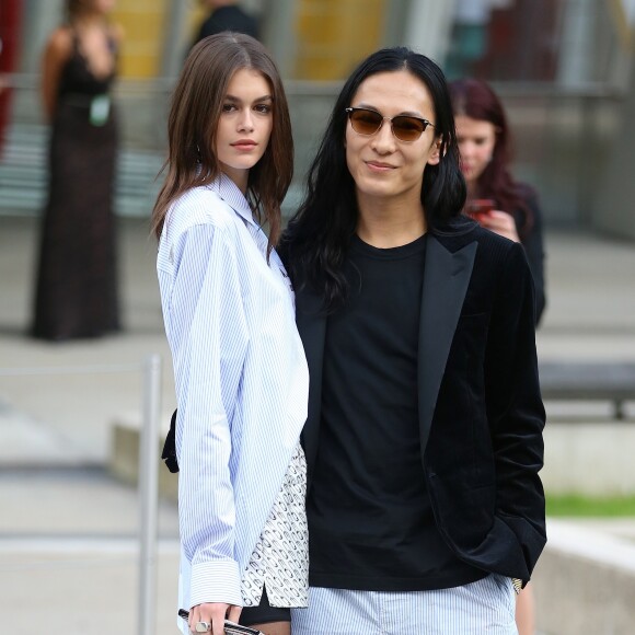 Kaia Gerber et Alexander Wang arrivent au Brooklyn Museum pour assister aux CFDA Awards 2018. New York, le 4 juin 2018.