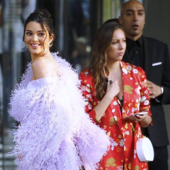 Kendall Jenner arrive au Brooklyn Museum pour assister aux CFDA Awards 2018. New York, le 4 juin 2018.