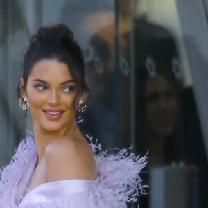 Kendall Jenner arrive au Brooklyn Museum pour assister aux CFDA Awards 2018. New York, le 4 juin 2018.