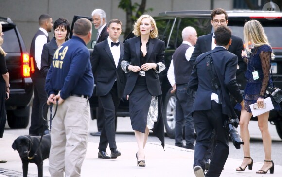 Cate Blanchett arrive au Brooklyn Museum pour assister aux CFDA Awards 2018. New York, le 4 juin 2018.