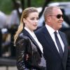 Amber Heard et Michael Kors arrivent au Brooklyn Museum pour assister aux CFDA Awards 2018. New York, le 4 juin 2018.