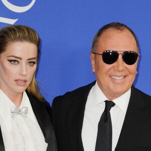 Amber Heard et Michael Kors assistent aux CFDA Awards 2018 au Brooklyn Museum à New York, le 4 juin 2018.