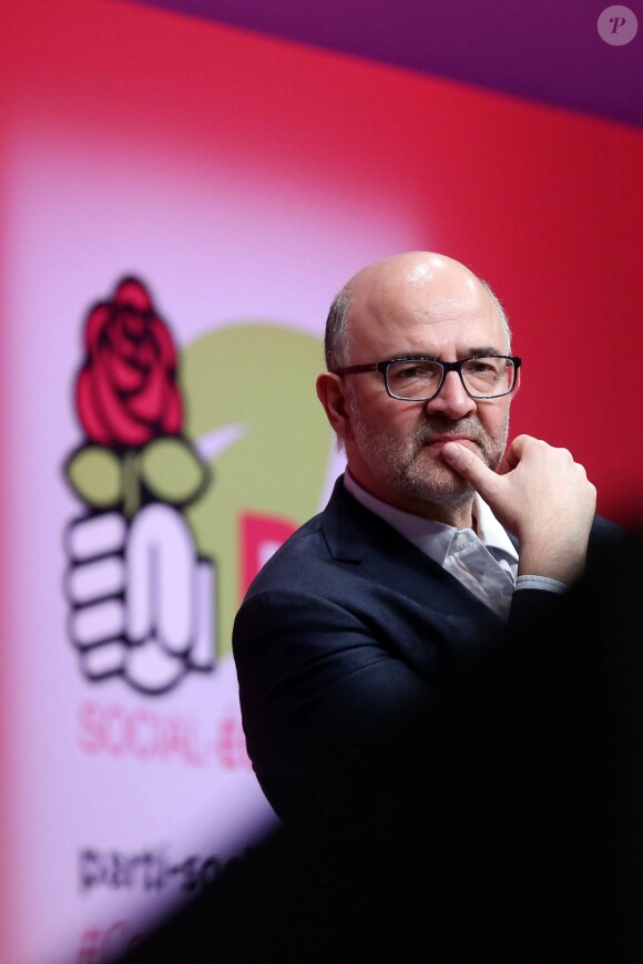 Pierre Moscovici - 78 ème congrès du Parti Socialiste, Aubervilliers, France, le 7 avril 2018. © Stéphane Lemouton/Bestimage