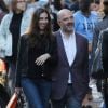 Exclusif - Pierre Moscovici et sa femme Anne-Michelle Bastéri dans le quartier de St Germain-des-prés à paris le 19 septembre 2015