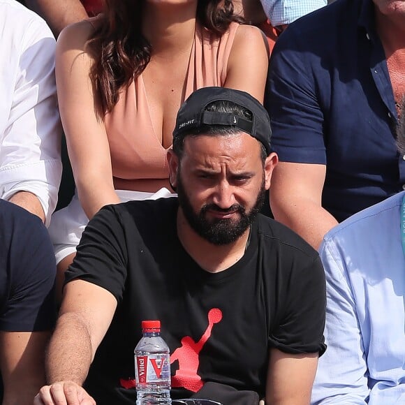 Cyril Hanouna - People dans les tribunes des Internationaux de France de Tennis de Roland Garros à Paris. Le 8 juin 2018 © Cyril Moreau / Bestimage