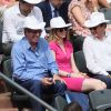 Patrick Balkany - People dans les tribunes des Internationaux de France de Tennis de Roland Garros à Paris. Le 8 juin 2018 © Cyril Moreau / Bestimage
