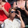Nathalie Simon - People dans les tribunes des Internationaux de France de Tennis de Roland Garros à Paris. Le 8 juin 2018 © Cyril Moreau / Bestimage