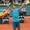 Rafael Nadal gagne son onzième titre au tournoi de Roland-Garros face à Dominique Thiem à Paris, le 10 juin 2018. © Jacovides/Moreau/Bestimage
