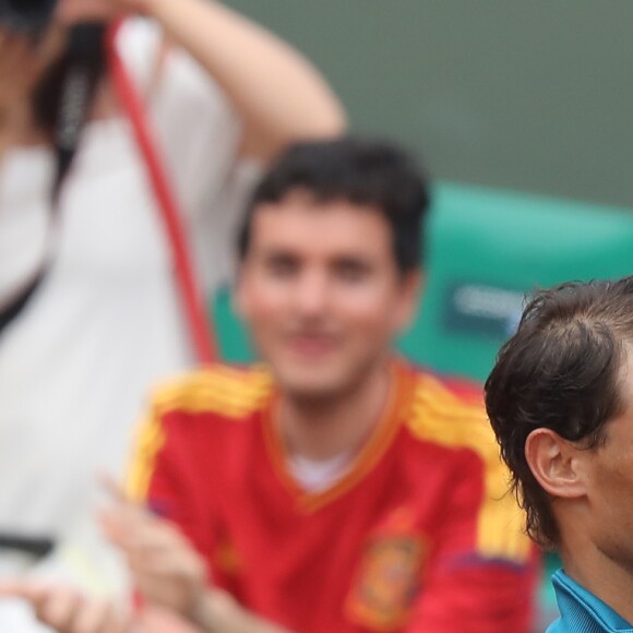 Rafael Nadal gagne son onzième titre au tournoi de Roland-Garros face à Dominique Thiem à Paris, le 10 juin 2018. © Jacovides/Moreau/Bestimage