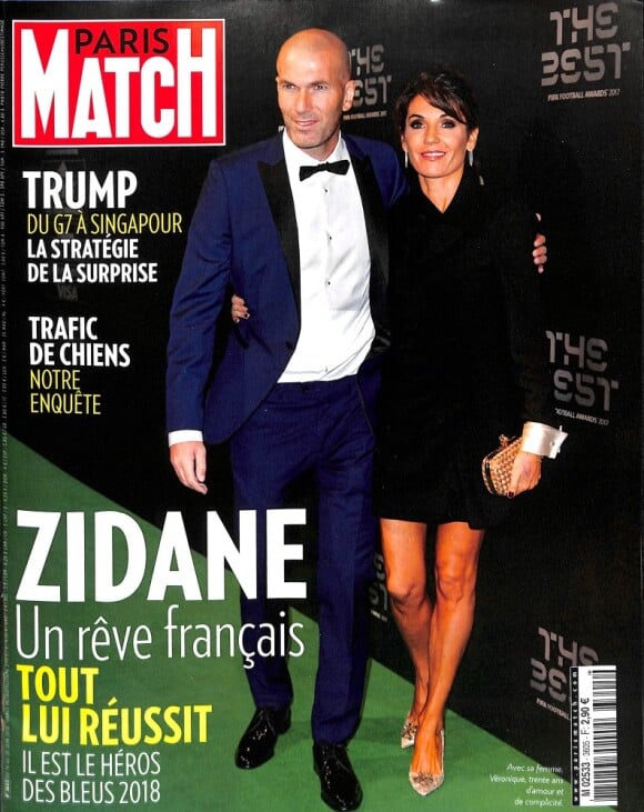 Couverture du magazine "Paris Match" en kiosques le 14 juin 2018.