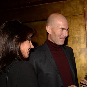 Semi-Exclusif - Zinedine Zidane et sa femme Véronique, Gilles Pélisson - A l'occasion des 20 ans de la victoire de l'équipe de France, les bleus 98 se sont rendus à un dîner organisé au Buddha Bar avec tous les joueurs et leur famille le 11 juin 2018. © Rachid Bellak/Bestimage