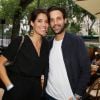 Exclusif - Laurie Cholewa et Greg Levy - Inauguration du restaurant "Gabylou Notre-Dame" à Paris le 12 juin 2018. © Denis Guignebourg / Bestimage