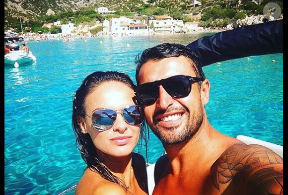 Géraldine Lapalus et son mari Julien, Instagram, 19 août 2016