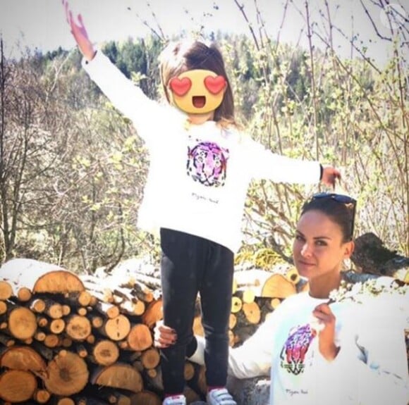 Géraldine Lapalus et sa fille June, Instagram, 17 avril 2017
