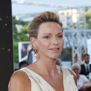 La princesse Charlene de Monaco lors de la cérémonie de clôture du 58ème festival de Télévision de Monte-Carlo à Monaco le 19 juin 2018. © Denis Guignebourg / Bestimage