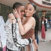 Exclusif - Blac Chyna et son compagnon YBN Almighty Jay arrivent à l'événement Lashed Ladies à Los Angeles, Californie, Etats-Unis, le 29 avril 2018.
