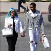 Exclusif - Blac Chyna et son compagnon BN Almighty Jay sont allés faire du shopping chez Macy à Los Angeles, le 27 mars 2018