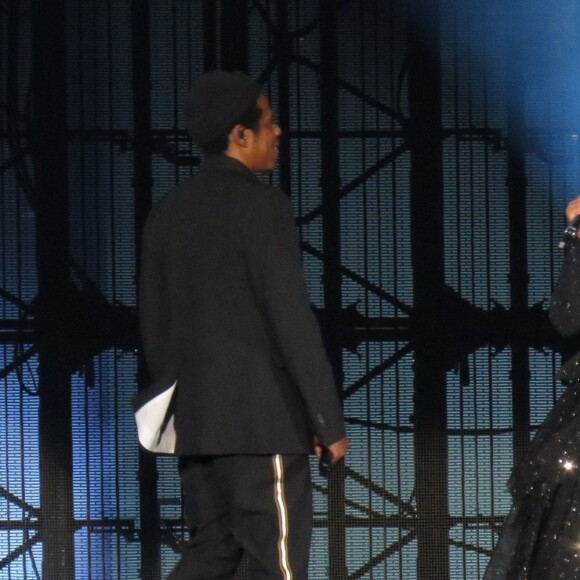 Beyonce et Jay Z en concert à Cardiff pour leur tournée "On the Run Tour II" le 6 juin 2018.