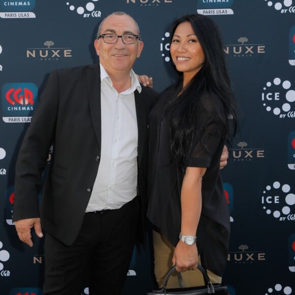 Exclusif - Jocelyn Bouyssy, Anggun - Inauguration du complexe de cinéma CGR Paris Lilas à Paris le 20 juin 2018. © Veeren-CVS/Bestimage