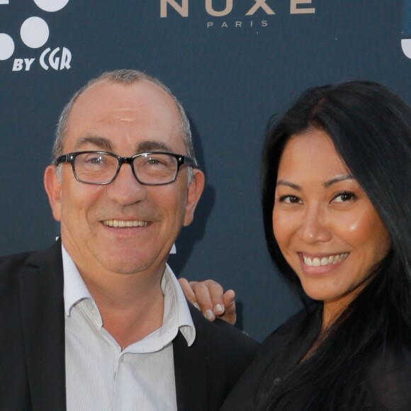 Exclusif - Jocelyn Bouyssy, Anggun - Inauguration du complexe de cinéma CGR Paris Lilas à Paris le 20 juin 2018. © Veeren-CVS/Bestimage