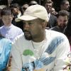 Kanye West au défilé homme printemps-été 2019 Louis Vuitton, signé Virgil Abloh, au Palais-Royal à Paris, le 21 juin 2018. © Olivier Borde / Bestimage