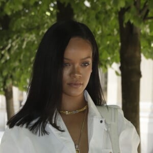 Rihanna au défilé homme printemps-été 2019 Louis Vuitton, signé Virgil Abloh, au Palais-Royal à Paris, le 21 juin 2018. © Olivier Borde / Bestimage