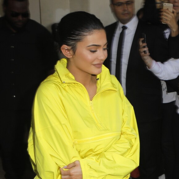 Kylie Jenner - Arrivées au défilé homme printemps-été 2019 Louis Vuitton, signé Virgil Abloh, au Palais-Royal à Paris, le 21 juin 2018. © CVS / Veeren / Bestimage