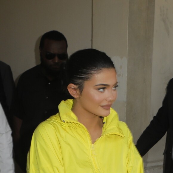 Kylie Jenner - Arrivées au défilé homme printemps-été 2019 Louis Vuitton, signé Virgil Abloh, au Palais-Royal à Paris, le 21 juin 2018. © CVS / Veeren / Bestimage