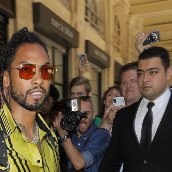 Miguel - Arrivées au défilé de mode Homme printemps-été 2019 "Louis Vuitton" à Paris. Le 21 juin 2018 © CVS / Veeren / Bestimage  People at the Louis Vuitton men fashion show SS 2019 in Paris. On june 21st 201821/06/2018 - Paris