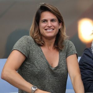 Amélie Mauresmo lors du match du quart de finale de l'UEFA Euro 2016 France-Islande au Stade de France à Saint-Denis, France le 3 juillet 2016. © Cyril Moreau/Bestimage