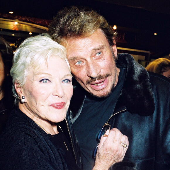 Line Renaud et Johnny Hallyday en 2002