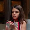 Exclusif - Suri Cruise dans la rue à New York avec sa nounou le 31 mai 2018