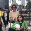 Exclusif - Katie Holmes et sa fille Suri Cruise rentrent à New York après un week end dans les Hamptons le 28 mai 2018.