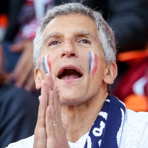 Nagui lors du match de coupe du monde opposant la France au Pérou au stade Ekaterinburg à Yekaterinburg, Russie, le 21 juin 2018. La France a gagné 1-0. © Cyril Moreau/Bestimage