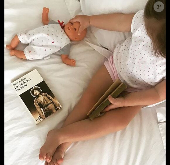 Pauline, la fille d'Emilie Besse - Instagram, 22 avril 2018
