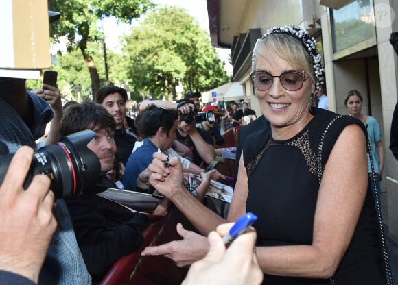 Sharon Stone - Projection du documentaire "An Undeniable Voice" produit par Sharon Stone lors du " Paris Art and Movie Awards, PAMA" au Grand Rex à Paris le 25 juin 2018. © Veeren/Bestimage