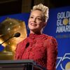 Sharon Stone - Annonce des nominations des 75ème Golden Globe Awards à Century City. Le 11 décembre 2017