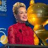 Sharon Stone à la 75ème soirée annuelle Golden Globe nominations à l'hôtel Beverly Hilton à Los Angeles, le 11 décembre 2017