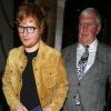 Ed Sheeran à la sortie du Claridges Hotel à Londres. Le 12 juin 2018