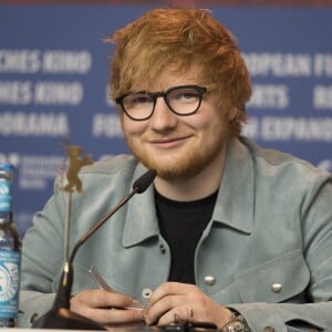 Ed Sheeran à la conférence de presse du film "Songwriter" lors du 68ème Festival du Film de Berlin, La Berlinale. Le 23 février 2018